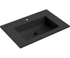 Praustuvas Mexen Otis, 71 x 46,5 cm, Juodas matt