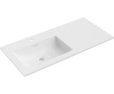 Praustuvas Mexen Otis, Left, 101 x 46,5 cm, Baltas matt