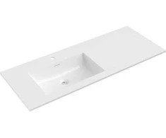 Praustuvas Mexen Otis, Left, 121 x 46,5 cm, Baltas glossy