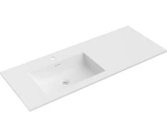 Praustuvas Mexen Otis, Left, 121 x 46,5 cm, Baltas matt