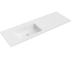 Praustuvas Mexen Otis, Left, 141 x 46,5 cm, Baltas matt
