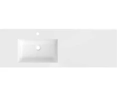 Praustuvas Mexen Otis, Left, 141 x 46,5 cm, Baltas glossy