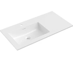Praustuvas Mexen Otis, Left, 91 x 46,5 cm, Baltas glossy