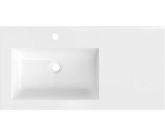 Praustuvas Mexen Otis, Left, 91 x 46,5 cm, Baltas glossy