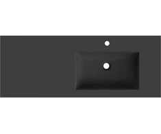Praustuvas Mexen Otis, Right, 121 x 46,5 cm, Juodas matt