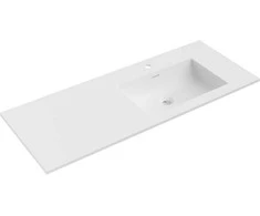 Praustuvas Mexen Otis, Right, 121 x 46,5 cm, Baltas matt