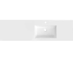 Praustuvas Mexen Otis, Right, 161 x 46,5 cm, Baltas glossy