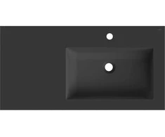 Praustuvas Mexen Otis, Right, 91 x 46,5 cm, Juodas matt