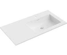 Praustuvas Mexen Otis, Right, 91 x 46,5 cm, Baltas matt