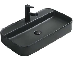 Praustuvas Mexen Sofia, 70 cm, Juodas matt