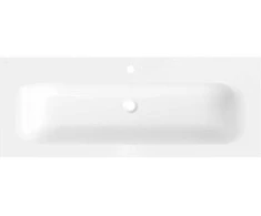 Praustuvas Mexen Vela, 121 x 46,5 cm, Baltas glossy