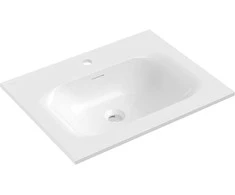 Praustuvas Mexen Vela, 61 x 46,5 cm, Baltas glossy
