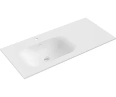 Praustuvas Mexen Vela, Left, 101 x 46,5 cm, Baltas matt