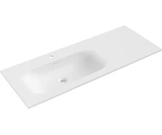 Praustuvas Mexen Vela, Left, 121 x 46,5 cm, Baltas matt