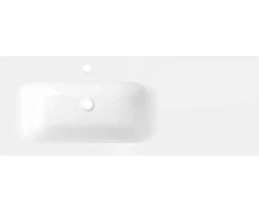 Praustuvas Mexen Vela, Left, 121 x 46,5 cm, Baltas glossy