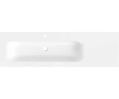 Praustuvas Mexen Vela, Left, 161 x 46,5 cm, Baltas glossy