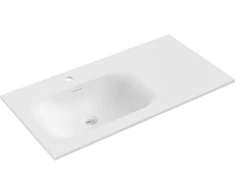 Praustuvas Mexen Vela, Left, 91 x 46,5 cm, Baltas matt
