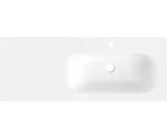 Praustuvas Mexen Vela, Right, 121 x 46,5 cm, Baltas glossy