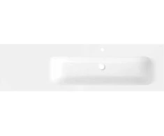 Praustuvas Mexen Vela, Right, 161 x 46,5 cm, Baltas glossy