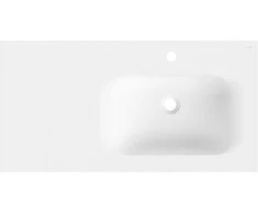 Praustuvas Mexen Vela, Right, 91 x 46,5 cm, Baltas matt