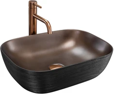Praustuvas Rea Belinda, Copper brush/Juodas