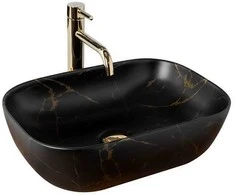 Praustuvas Rea Belinda, Juodas Marble Mat