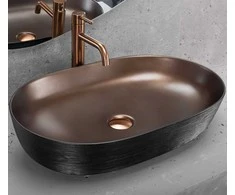 Praustuvas Rea Cleo 61, Copper brush/Juodas