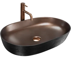 Praustuvas Rea Cleo 61, Copper brush/Juodas