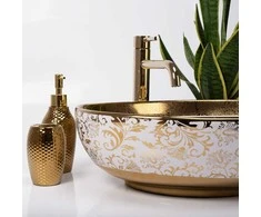 Praustuvas Rea Margot, Baltas/Gold