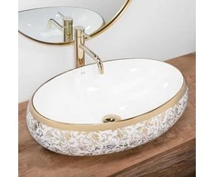 Praustuvas Rea Melania Meryl, Baltas/Gold