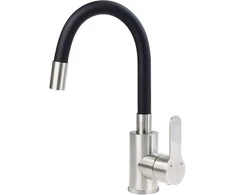 Praustuvo maišytuvas Deante Lupo BLU_B240, Juodas/Steel
