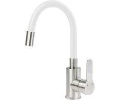 Praustuvo maišytuvas Deante Lupo BLU_W240, Baltas/Steel