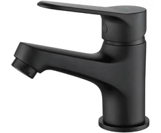 Praustuvo maišytuvas Kuchinox ATEZ su klik-klak, BTK_722D, Juodas