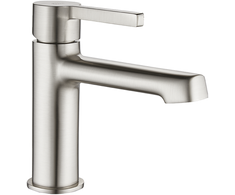 Praustuvo maišytuvas Laveo Alita Low su klik-klak, Brushed nickel