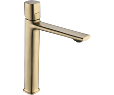 Praustuvo maišytuvas Laveo Tores High su klik-klak, Brushed Gold