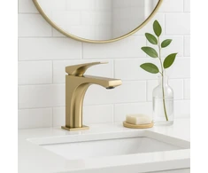 Praustuvo maišytuvas PREMIUM REA Joe Low, Brushed Gold