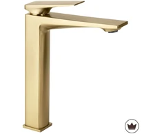 Praustuvo maišytuvas PREMIUM REA Prime High, Brushed Gold