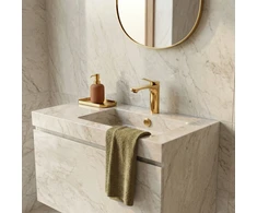 Praustuvo maišytuvas PREMIUM REA Vision Low, Gold