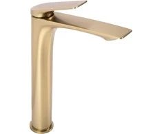 Praustuvo maišytuvas Rea Avalon High, Brushed Gold