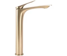 Praustuvo maišytuvas Rea Avalon High, Brushed Gold