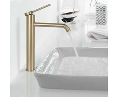 Praustuvo maišytuvas REA Clif High, Brushed Gold