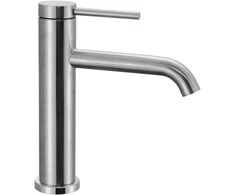 Praustuvo maišytuvas REA Clif Low, Brushed Nickel Inox