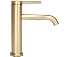 Praustuvo maišytuvas REA Clif Low, Brushed Gold