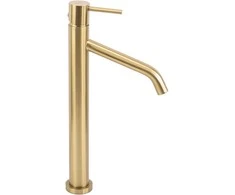 Praustuvo maišytuvas REA Level High, Brushed Gold