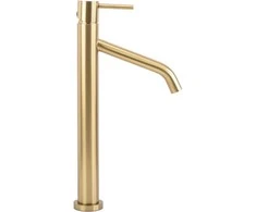 Praustuvo maišytuvas REA Level High, Brushed Gold