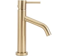 Praustuvo maišytuvas REA Level Low, Brushed Gold
