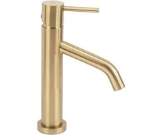 Praustuvo maišytuvas REA Level Low, Brushed Gold