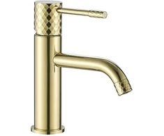 Praustuvo maišytuvas REA Lungo Diamond Low, Gold