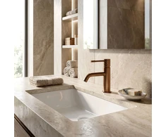 Praustuvo maišytuvas REA Lungo Diamond Low, Brushed Copper