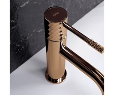 Praustuvo maišytuvas REA Lungo Diamond Low, Copper